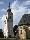 Plešivec - zvonica a gotický kalvínsky kostol foto © Viliam Mazanec 8/2017