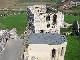 Spišský hrad - pohľad na kaplnku a románsky palác z obrannej veže