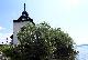 Liptovská Mara (Liptovská Sielnica) - Veža a základy Kostola Narodenia Panny Márie